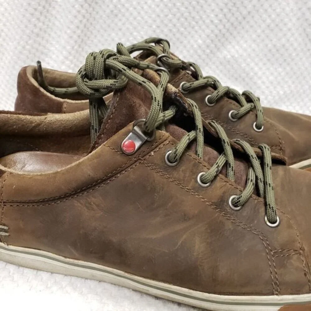 UGG Baysider Grizzley Brown Mens‎ Low Top Sneakers Shoes Size 8 Pre-Owned